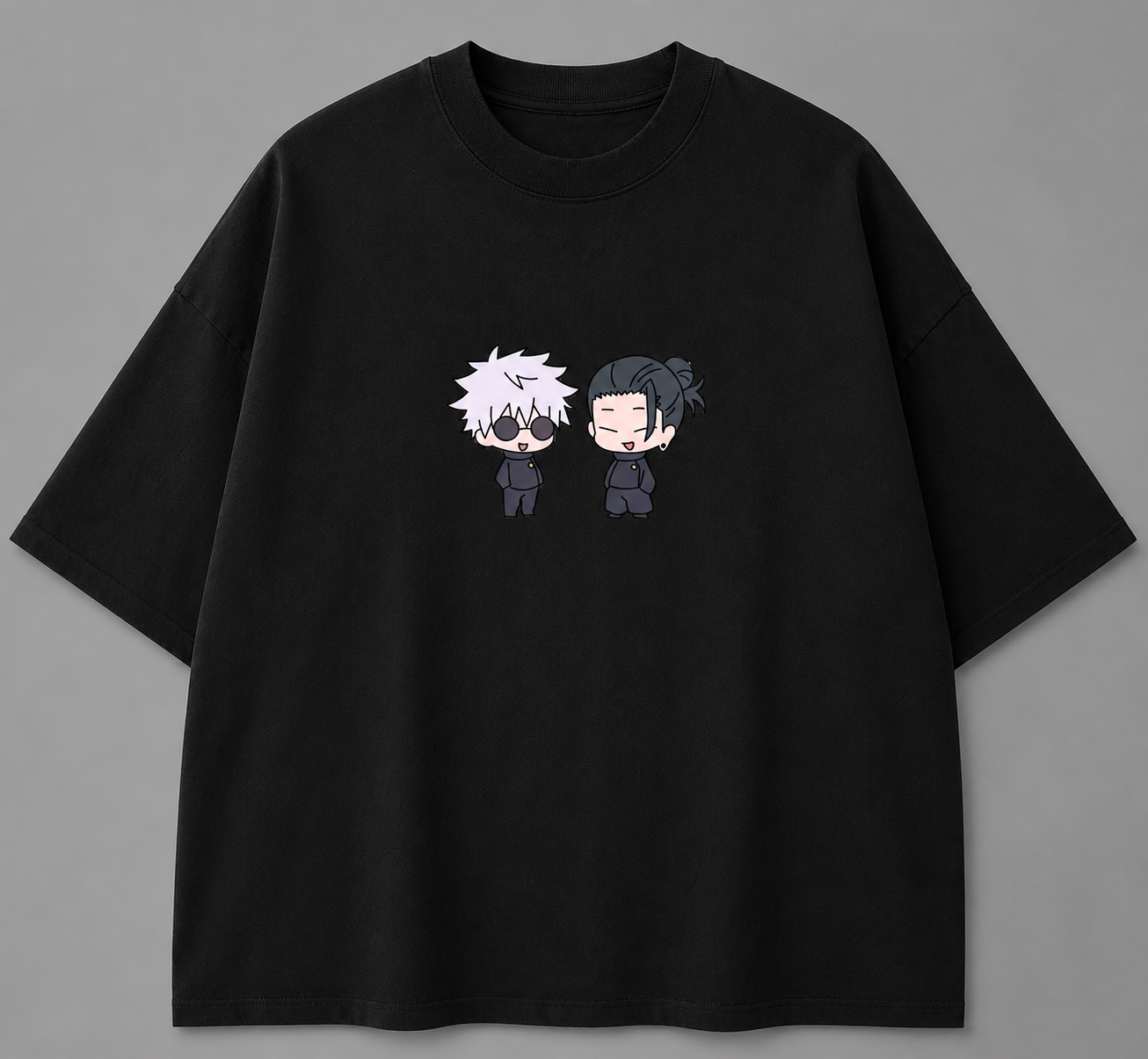 Gojo x Geto Oversized T-shirt (Black Edition)