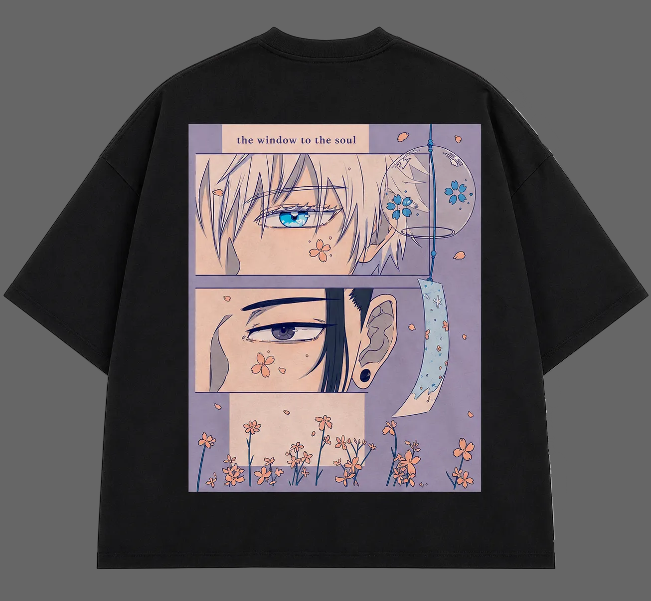 Gojo x Geto Oversized T-shirt (Black Edition)