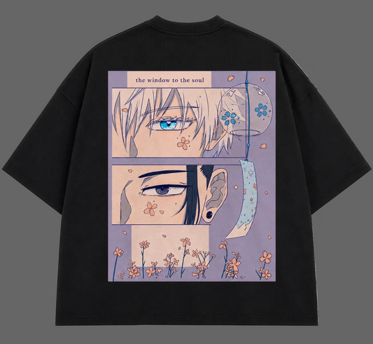 Gojo x Geto Oversized T-shirt (Black Edition)