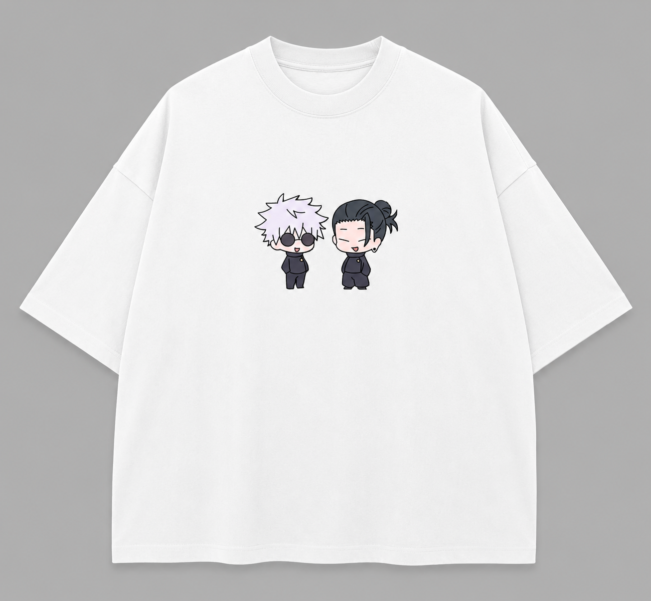 Gojo x Geto Oversized T-shirt (White Edition)