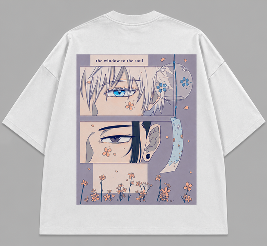 Gojo x Geto Oversized T-shirt (White Edition)