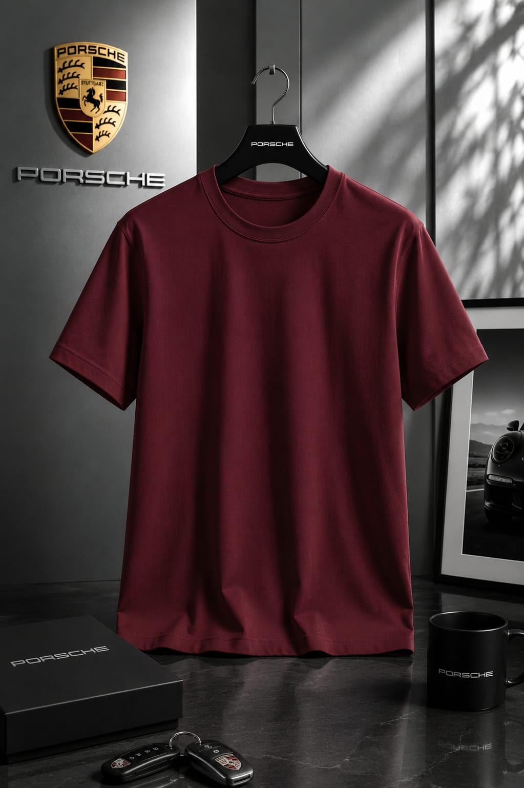 Men's Solid Colored Basic T-shirt