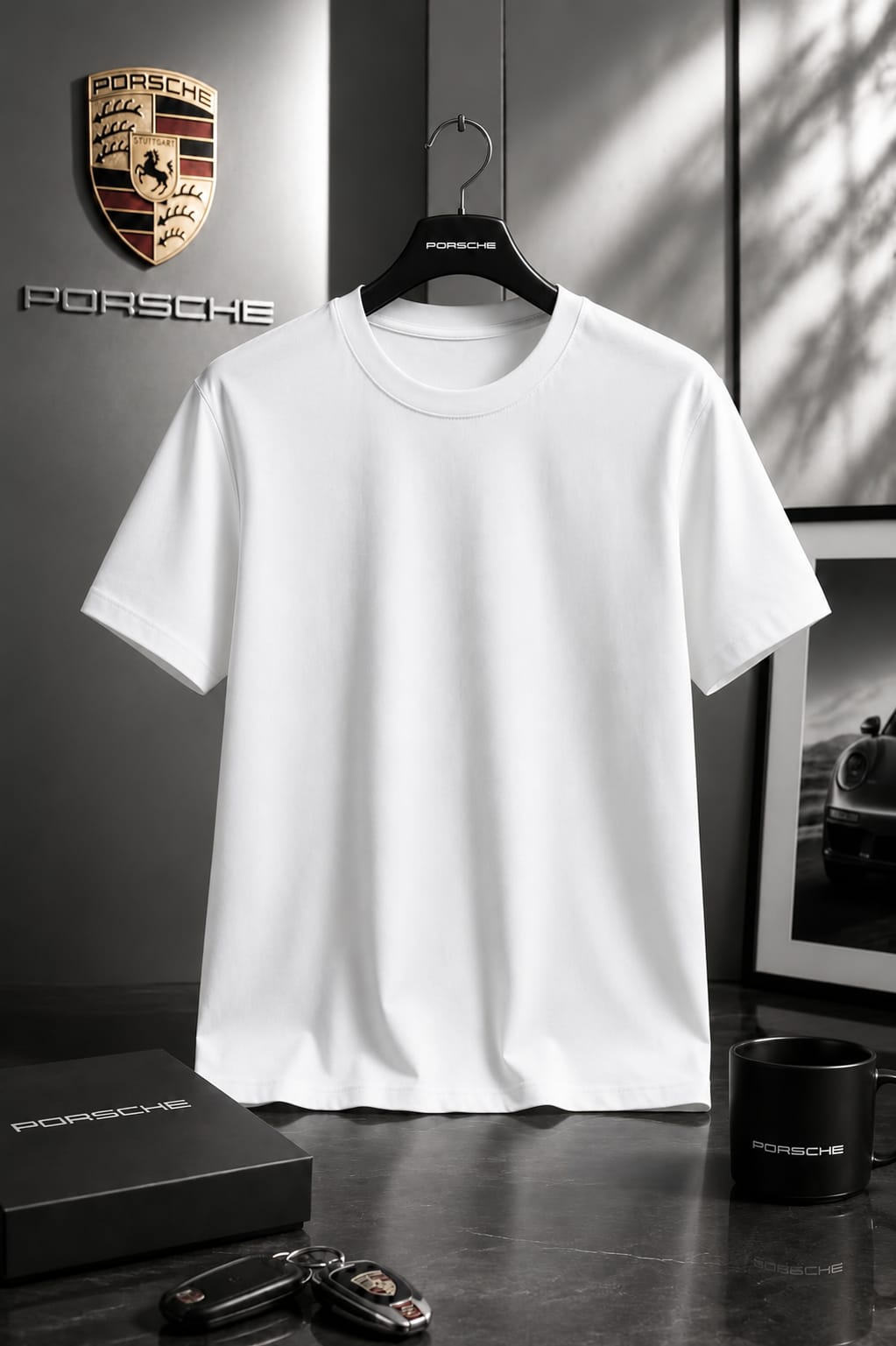 Men's Solid Colored Basic T-shirt