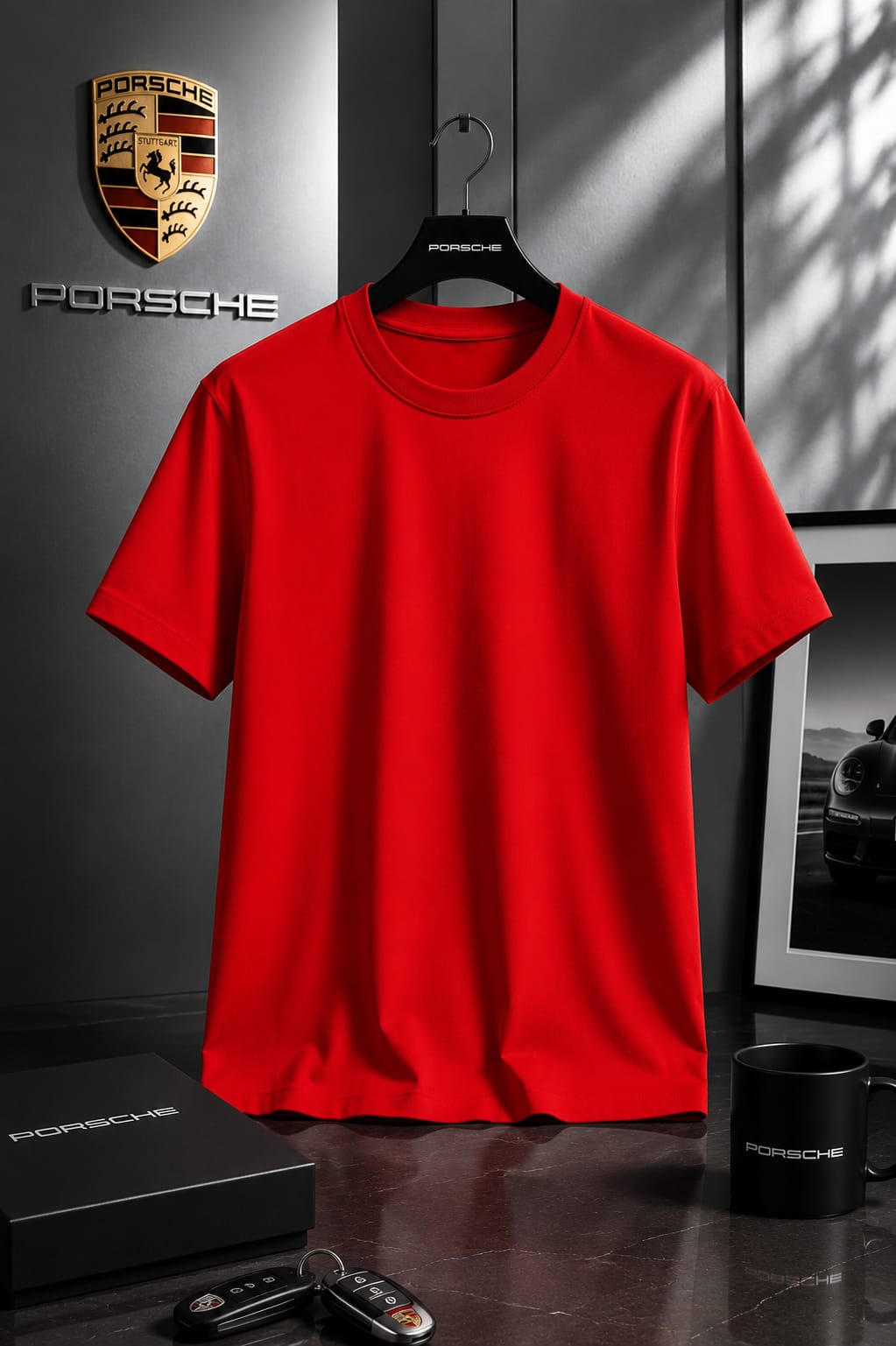 Men's Solid Colored Basic T-shirt