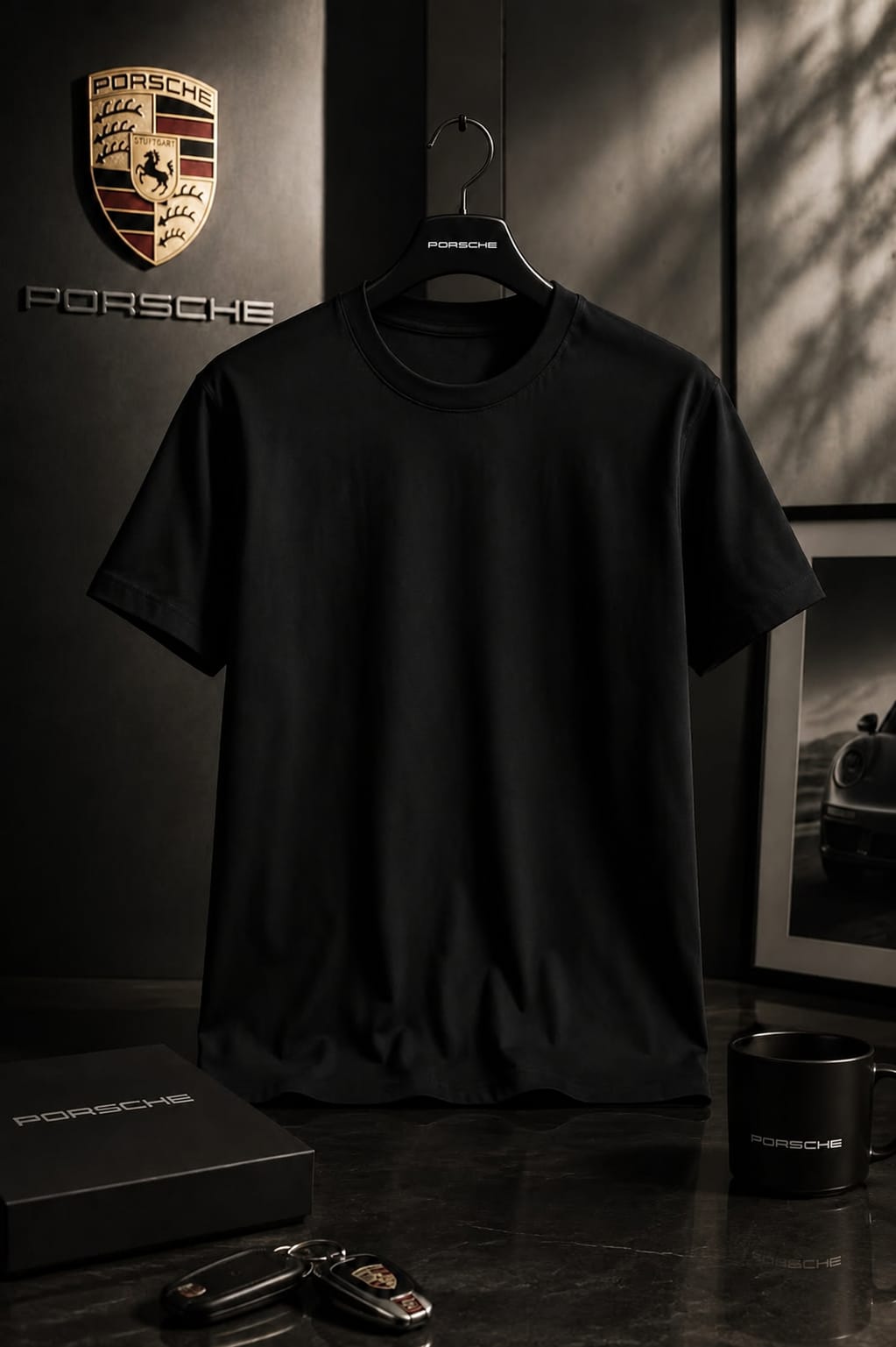 Men's Solid Colored Basic T-shirt